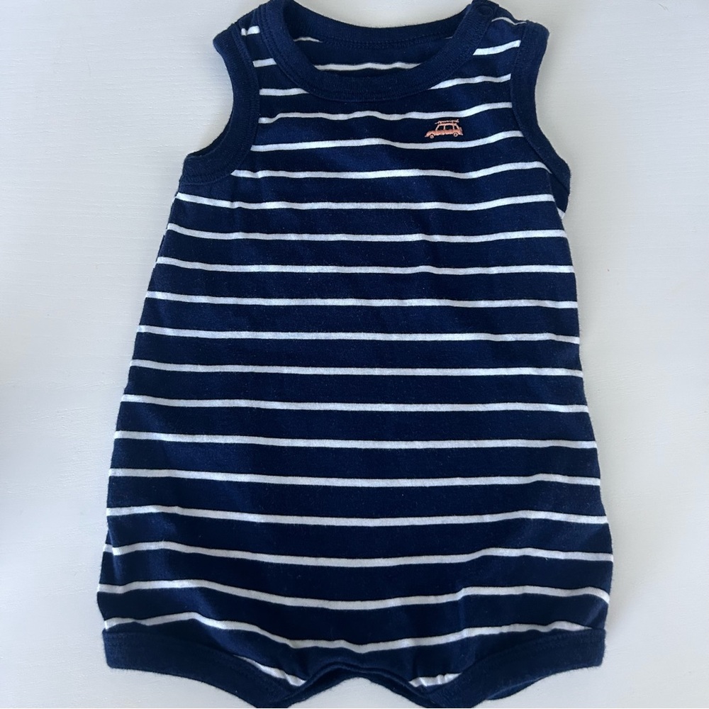 Carter’s Blue Stripped Romper